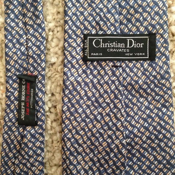 Vintage Christian Dior Pure Silk Tie - Picture 2 of 4
