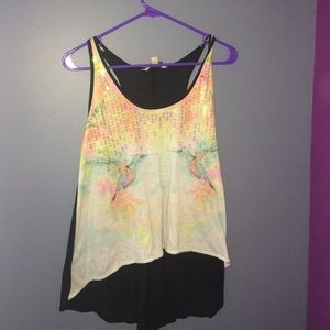 High low tank top