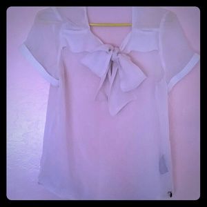 Tommy Girl Sheer Bow Top