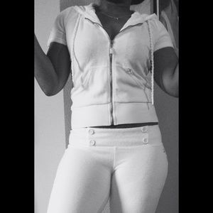 Hooded Cream Jogger set