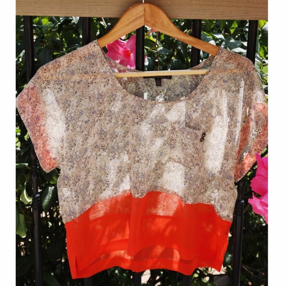 NWOT Boho Sheer Blouse