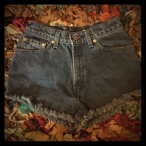 Genuine Levi Strauss High waisted shorts sz 9