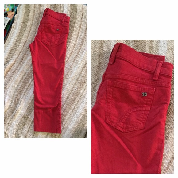 SOLD Red JOE'S JEANS socialite kickers size 26 - Picture 3 of 3