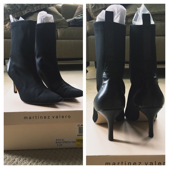 martinez valero boots, stretch, leather - Picture 2 of 4