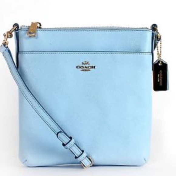 Coach North/South Swingpack in Embossed Leather