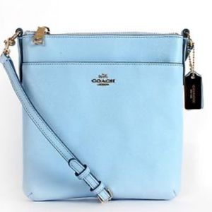 Coach North/South Swingpack in Embossed Leather