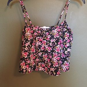 Floral Cropped Tank
