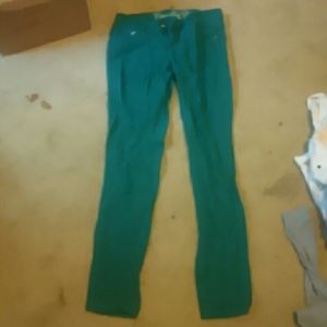 Teal Green Vanilla Star Jeans