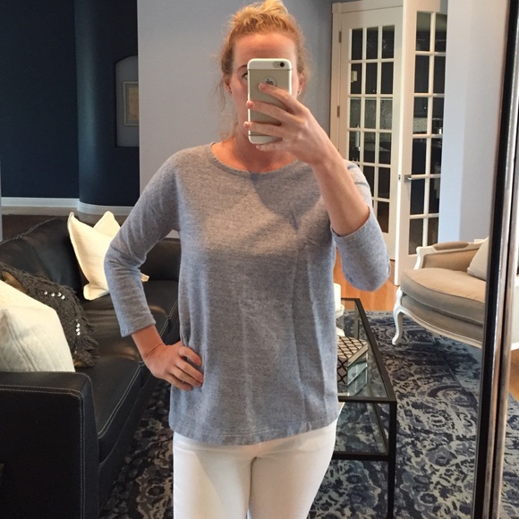 J. Crew Tops - J.Crew heather blue sweater