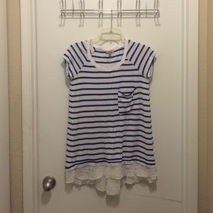 Flowy striped top