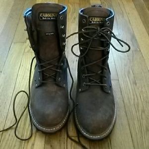 NWOT Carolina Steel Toe All Leather Boots Men