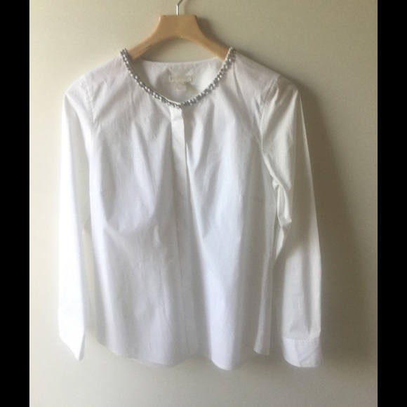 J. Crew Collection Jeweled Top - Picture 2 of 4