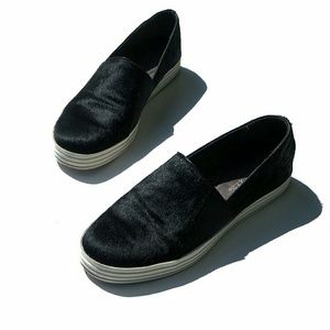 Aerosoles Salt Water Black Cowhair Slip On Sneaker