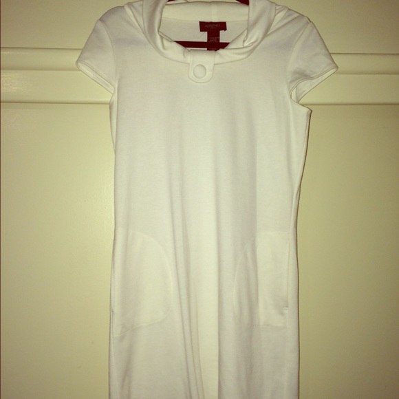 Light weight white sweater dress