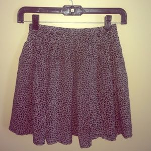 Brandy Melville floral high waisted skirt