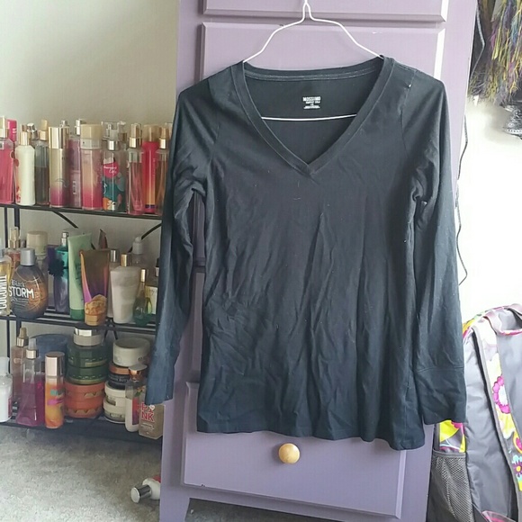 Black,  long sleeve shirt
