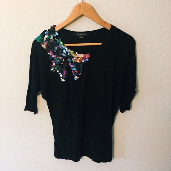 Forever 21 quarter sleeve top