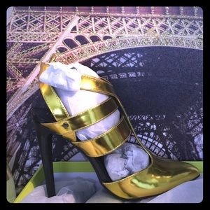 Alayna pointed toe metallic pump