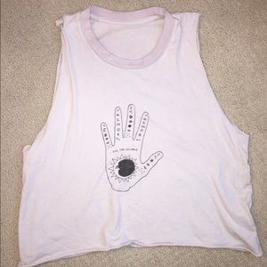 RARE brandy "i am the universe" muscle tank