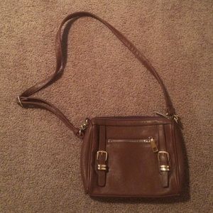 brown cross body bag