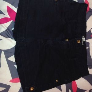 High waisted jean shorts