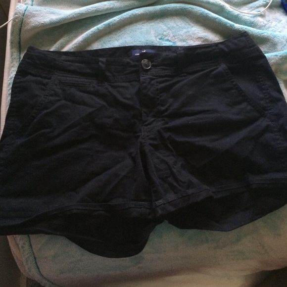 Black Twill Shorts