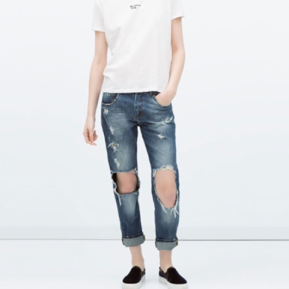 Zara boyfriend jeans - Picture 2 of 3
