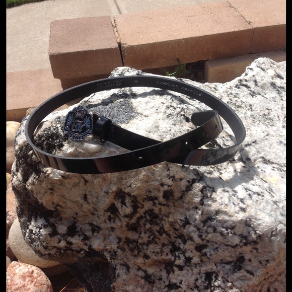 100% patent leather belt by Frankie Morello - Picture 3 of 4