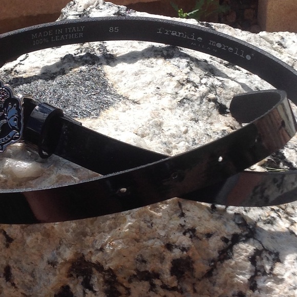 100% patent leather belt by Frankie Morello - Picture 4 of 4