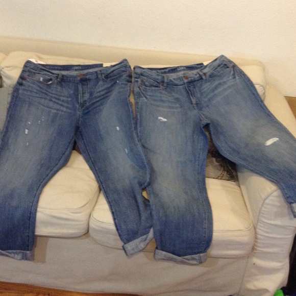 Bundle boyfriend LOFT  jeans
