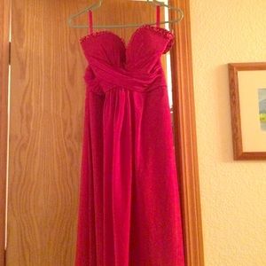 Custom made evening gown
