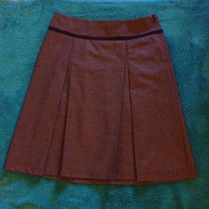 Working Girl Chic! Grey Pleated Skirt