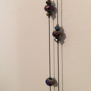 25" necklace with colorful beads