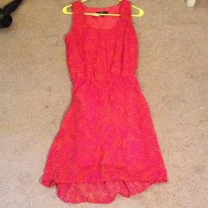 Summer Tango! Pink and Orange Punch Dress