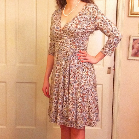 Petite BCBGmaxazria wrap dress