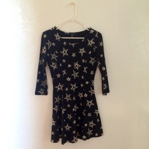 Black star dress