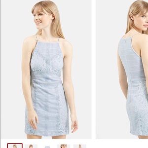 Top shop creme  lace dress