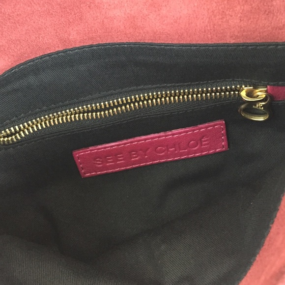 See by Chloe Leather & Suede Zip Bow Messenger Bag - Picture 3 of 5