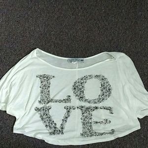 Love crop top