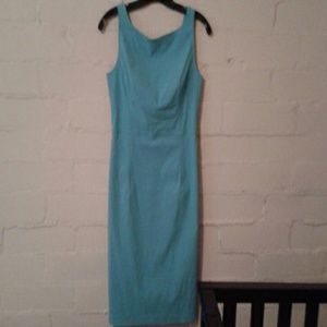 Express NEW stretch sky blue dress
