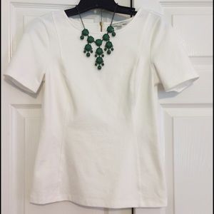 Banana Republic Stretch Peplum Top.