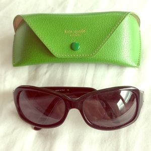 Black Kate Spade sunglasses