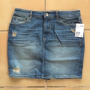 Denim Skirt Blue