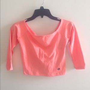 Coral crop top