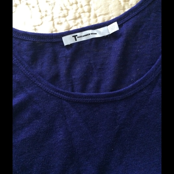 Brand 🆕 T by Alexander Wang Linen Silk Tank - Picture 2 of 3