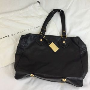 !SOLD! Marc By Marc Jacobs Black Leather Tote Bag