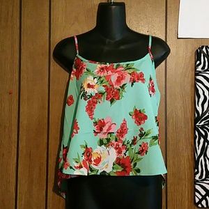 Flower tank top.