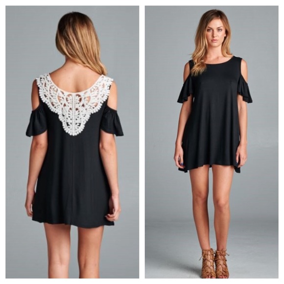 Dresses & Skirts - Black Peekaboo Dress