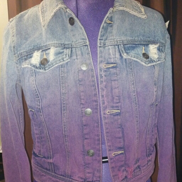 Free people jean jacket size 0