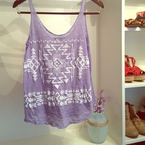 Tribal Lilac Tank